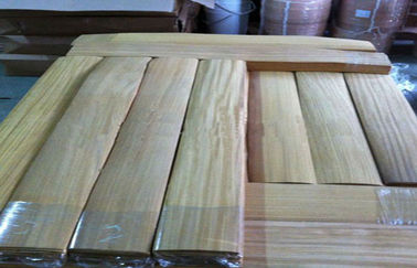 Φυσικό ξύλινο κιτρινωπό καφετί, κατασκευασμένο ξύλινο δάπεδο καπλαμάδων δαπέδων