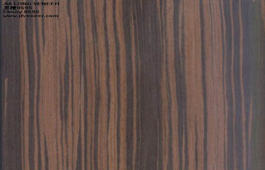 Καφετής ανασυγκροτημένος η Ebony ξύλινος καπλαμάς 640mm πλάτος με τις τεμαχισμένες τεχνικές περικοπών