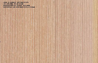 Πλυμένος κατασκευασμένος ξύλινος άσπρος δρύινος καπλαμάς, τεμαχισμένες τεχνικές περικοπών