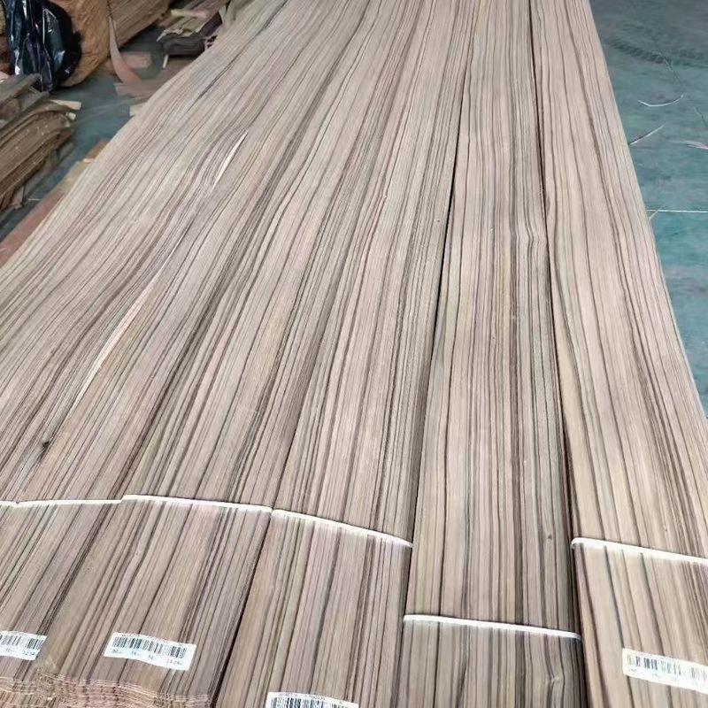 Φυσικό κομμένο σε φέτες ελαφρύ χρώμα Paldao Wood Quarter Cut Veneer με μαύρη γραμμή